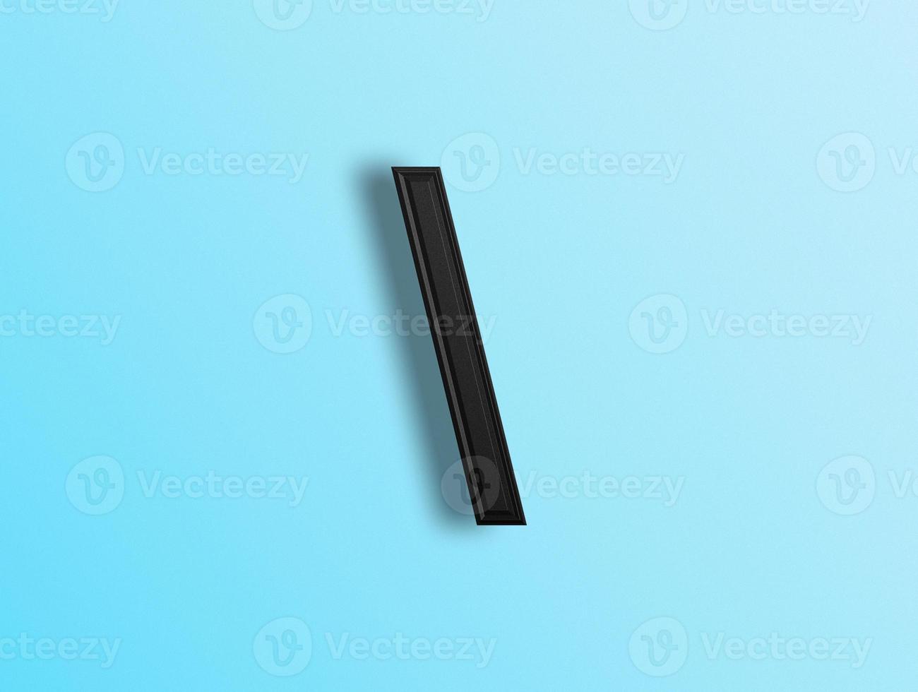 3D rendering of Alphabets photo