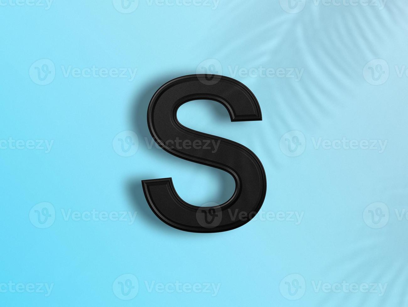 3D rendering of Alphabets photo