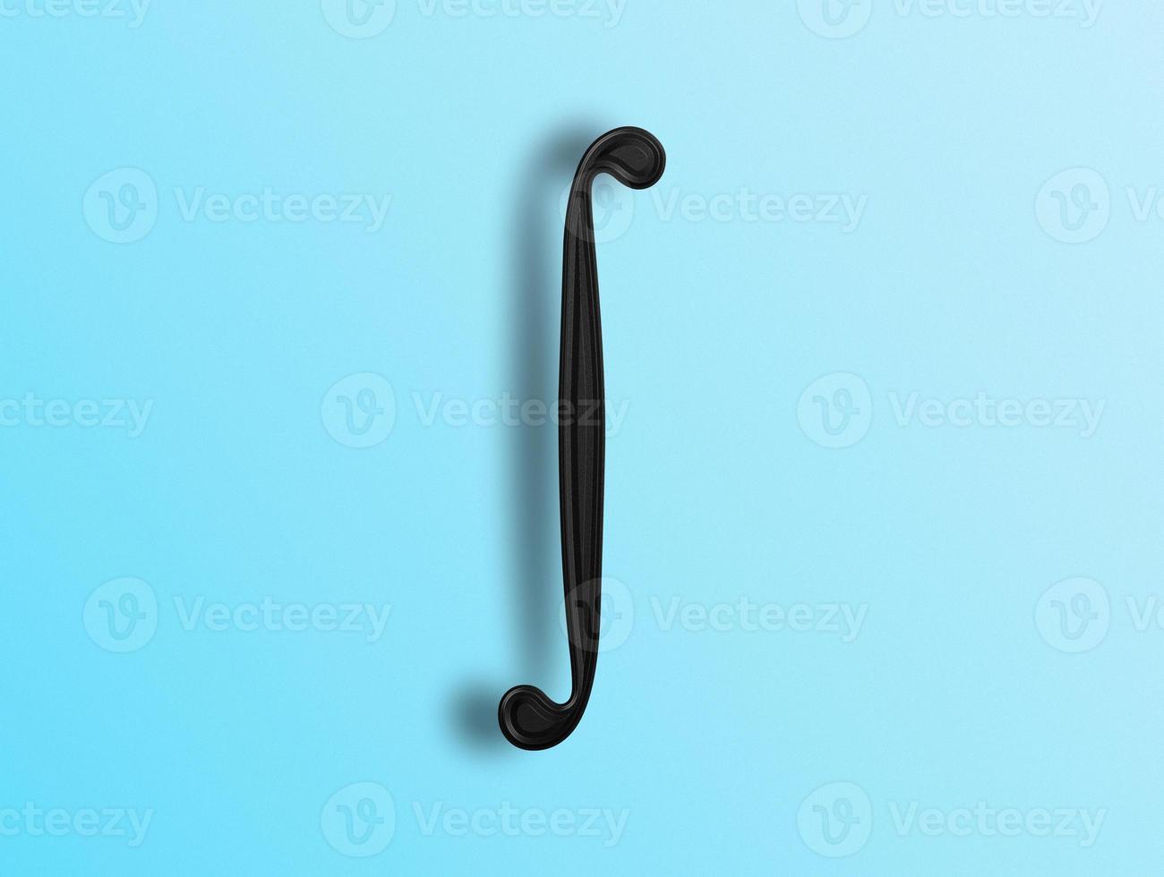 3D rendering of Alphabets photo