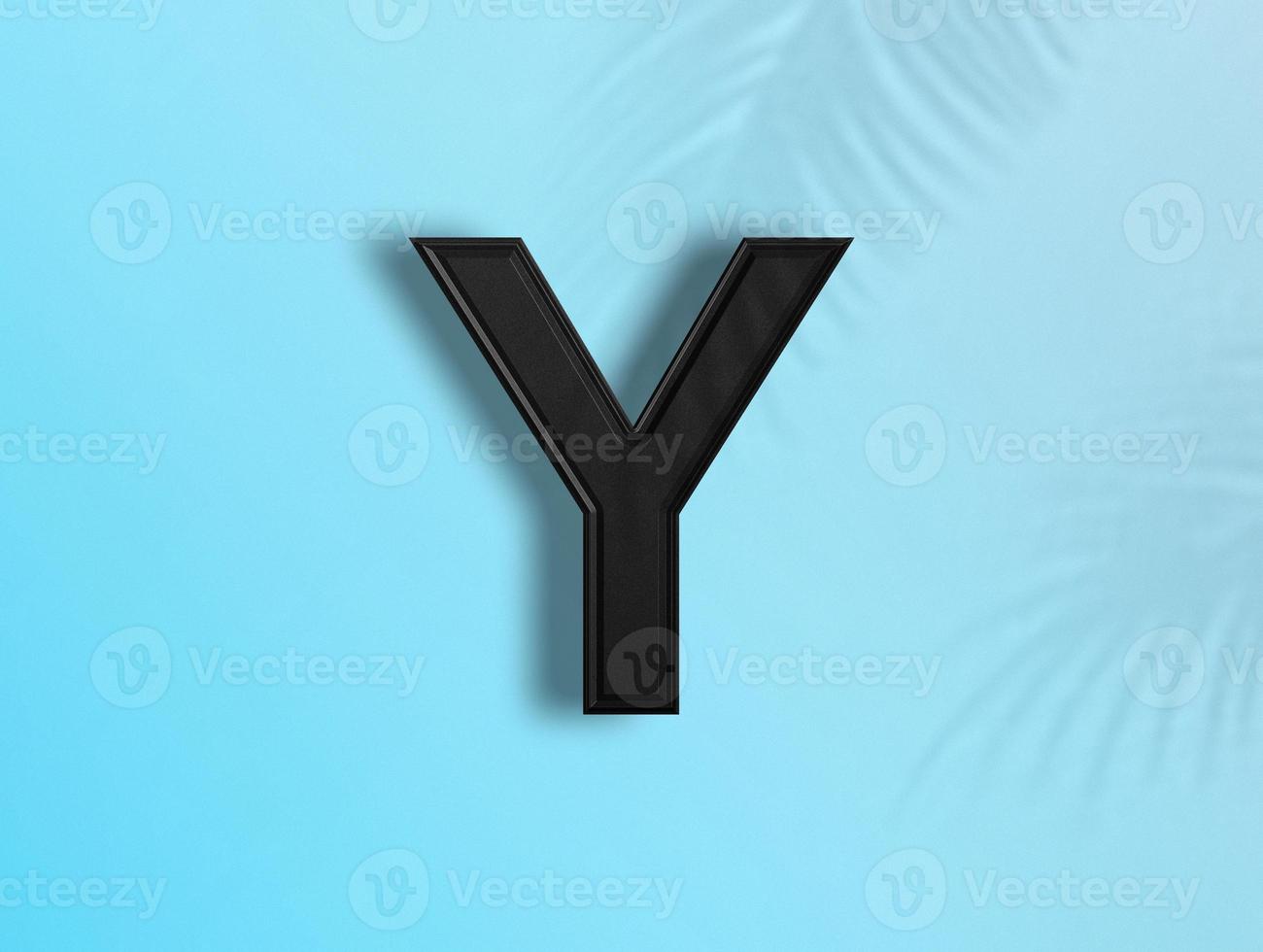 3D rendering of Alphabets photo