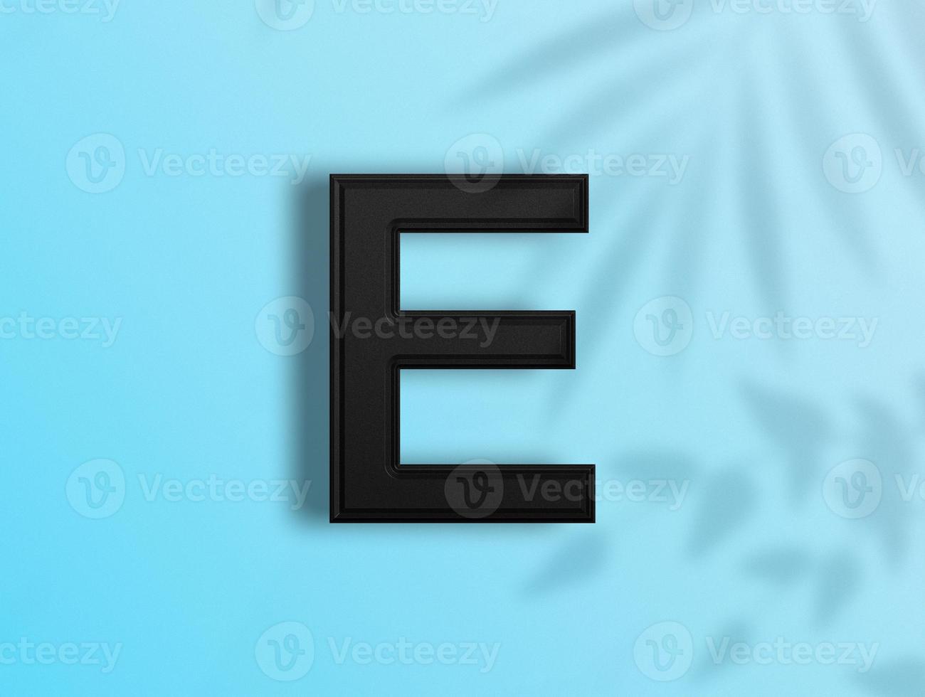 3D rendering of Alphabets photo