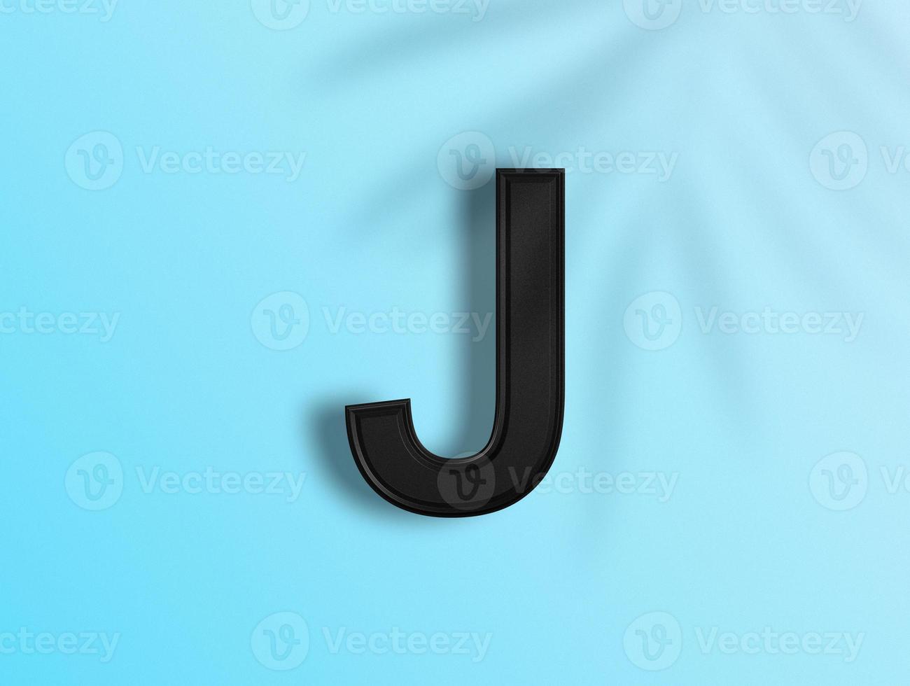 3D rendering of Alphabets photo