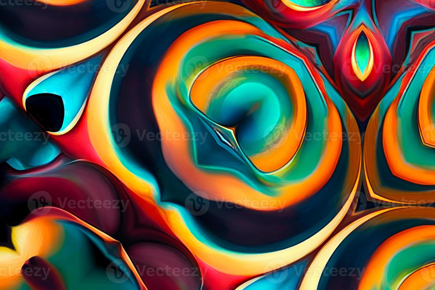 Colorful background with gradient color. Design with liquid shape photo