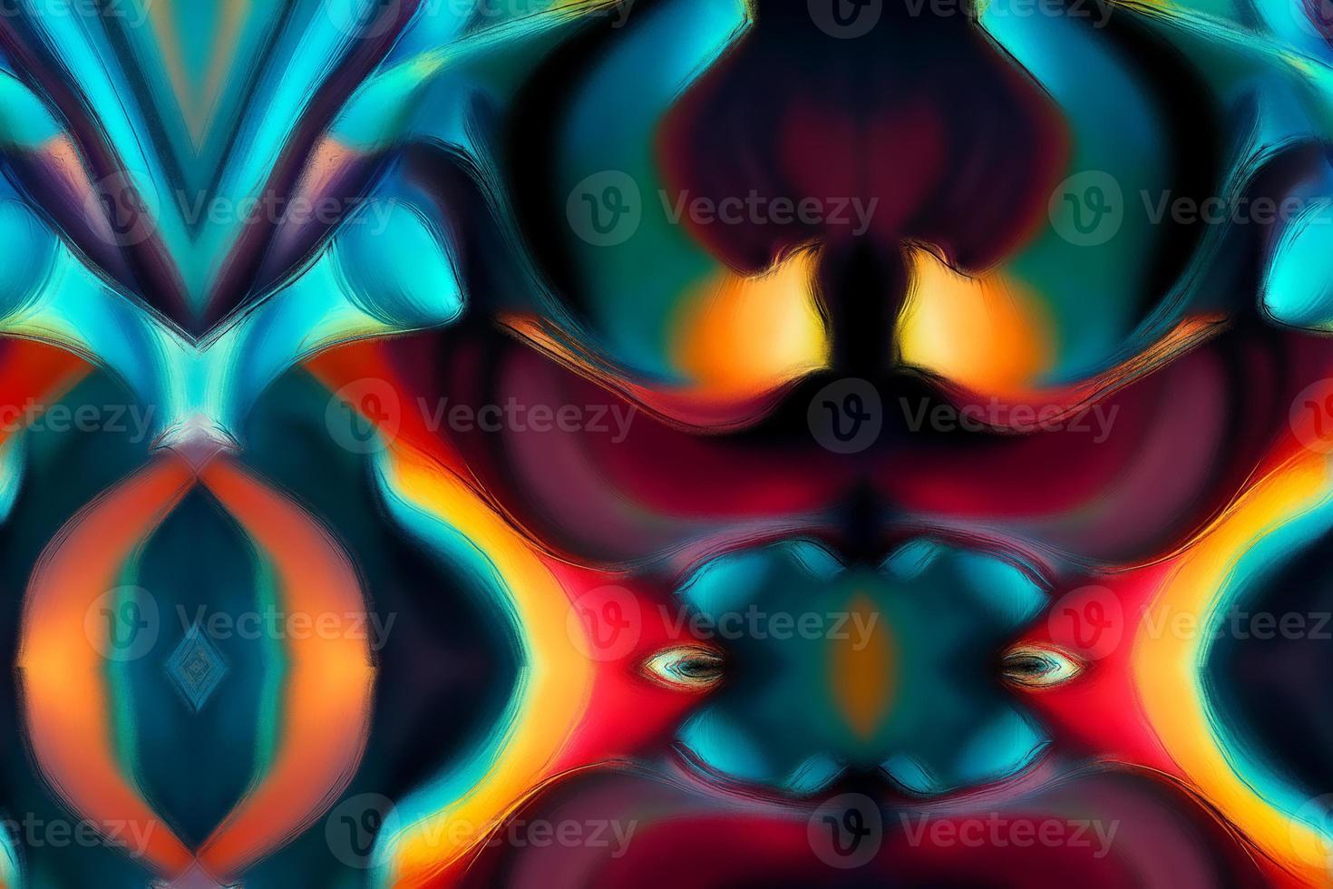 Colorful background with gradient color. Design with liquid shape photo