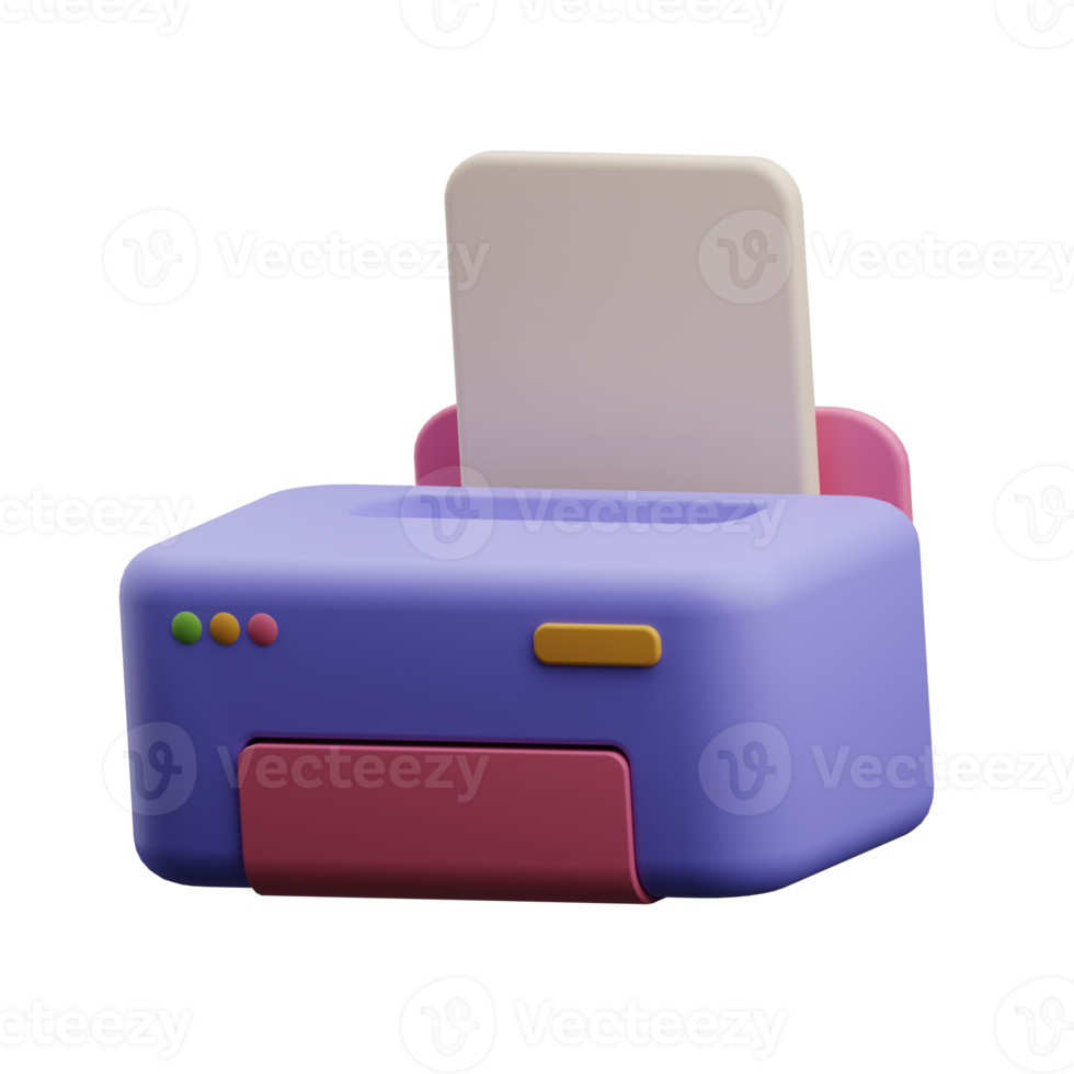 graphic designer printer illustration 3d png
