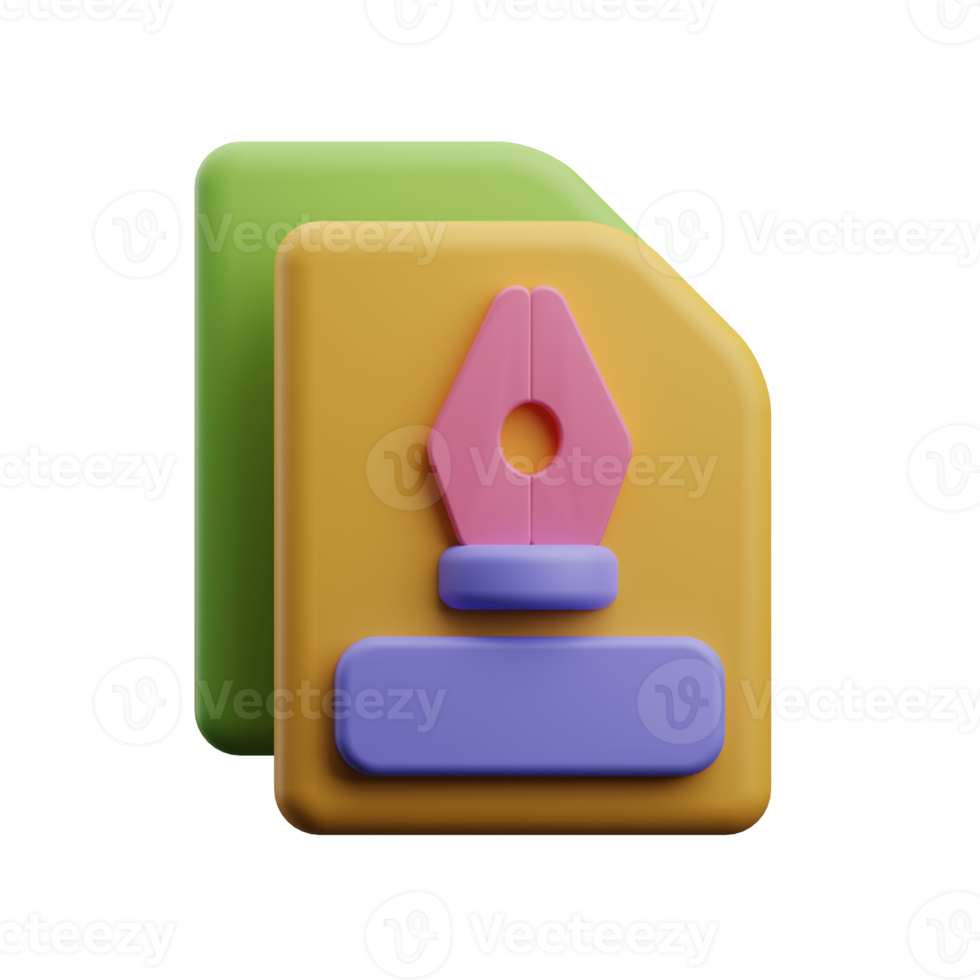 graphic designer file illustration 3d png