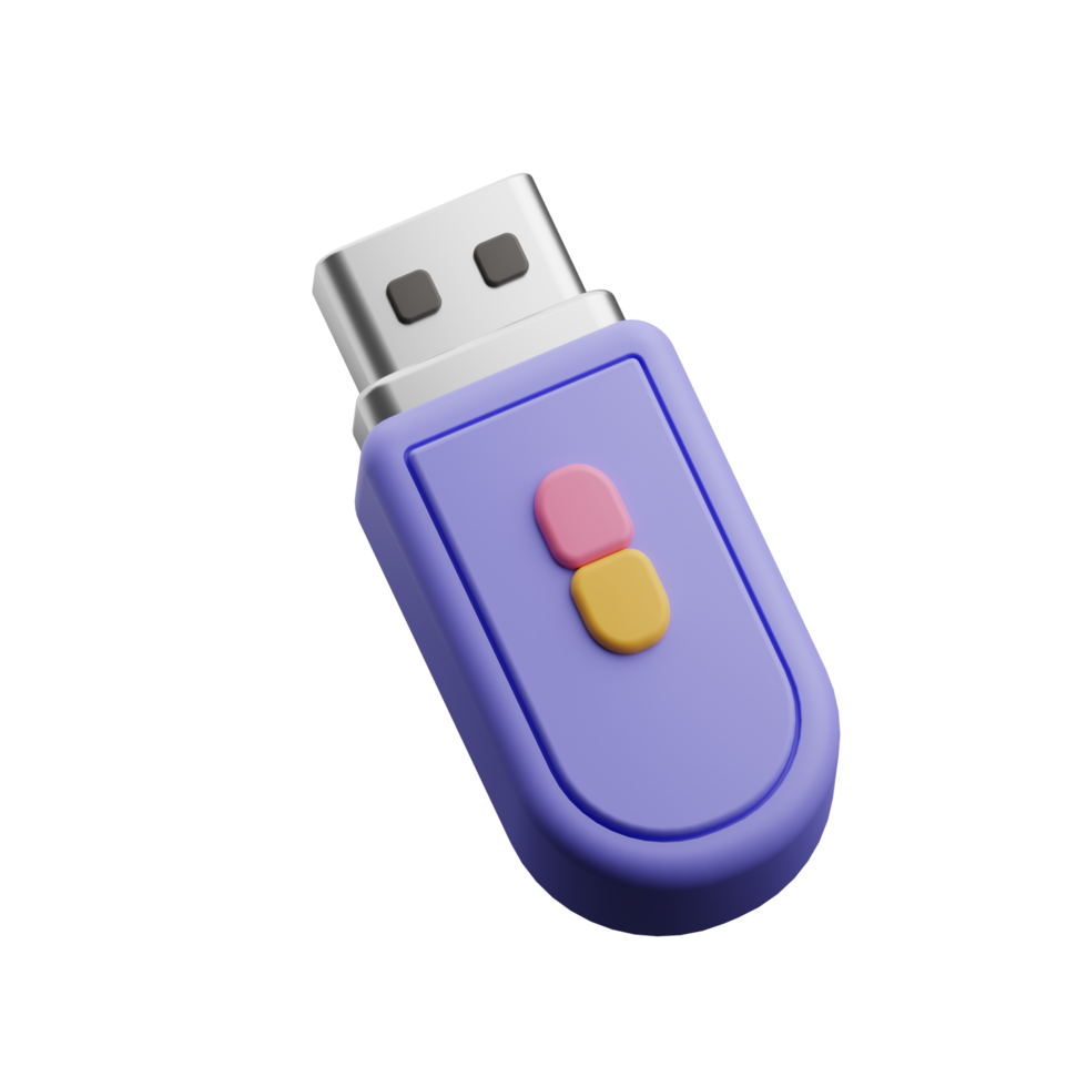 grafisch ontwerper USB illustratie 3d png