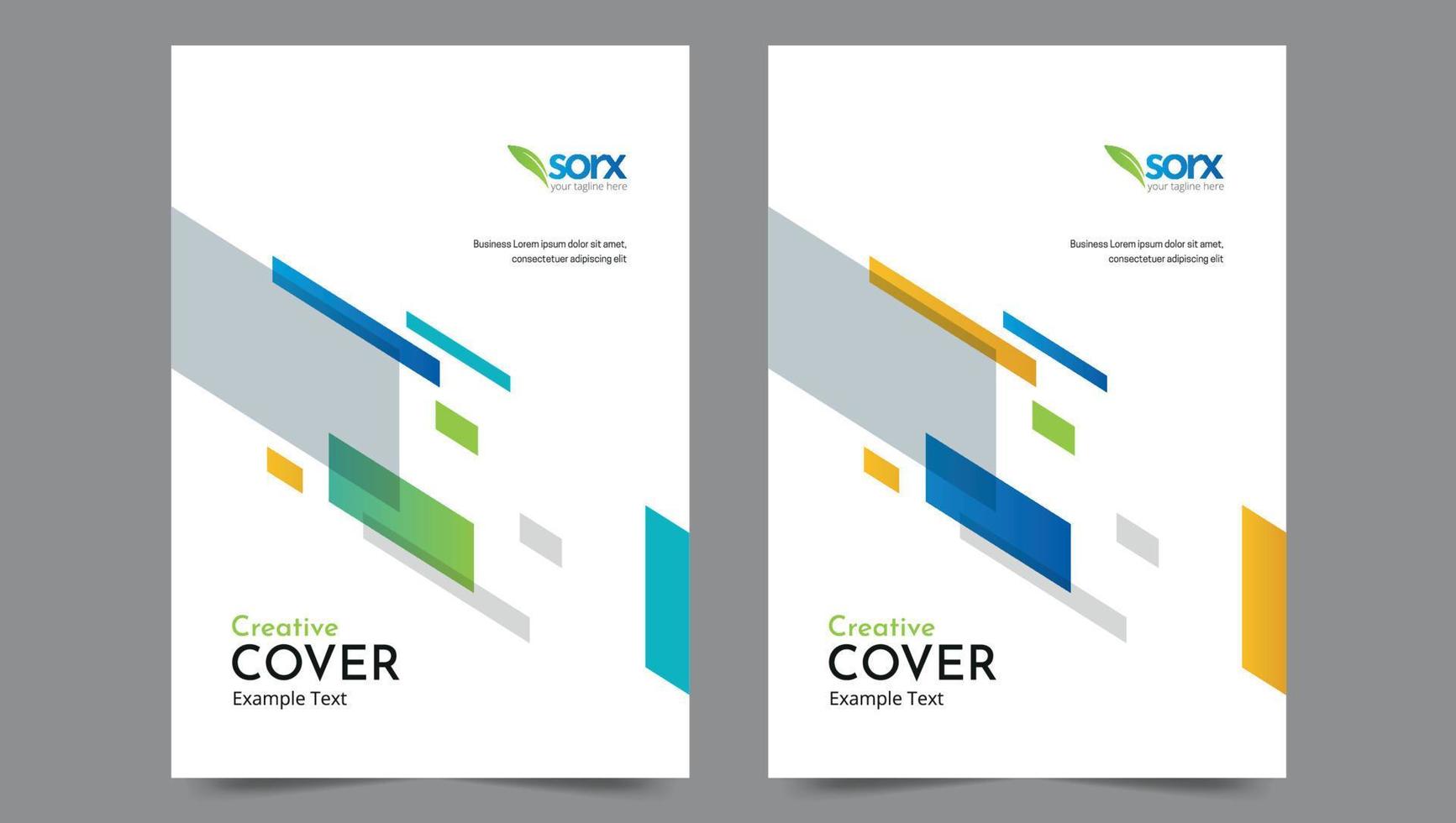 Cover template flyer design vector background