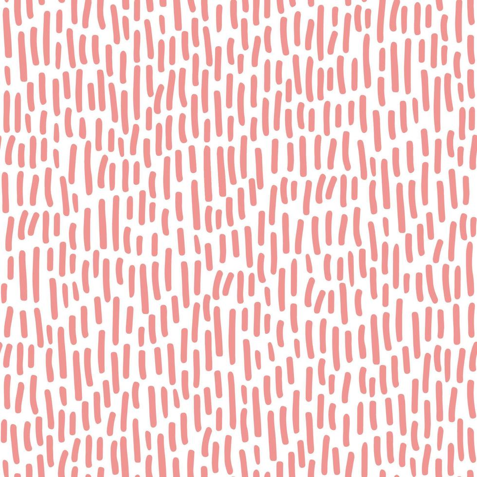Abstract seamless pattern with texture. Background with pink vertical lines and stripes. Vector hand-drawn illustration. Perfect for decorations, wallpaper, wrapping paper, fabric.