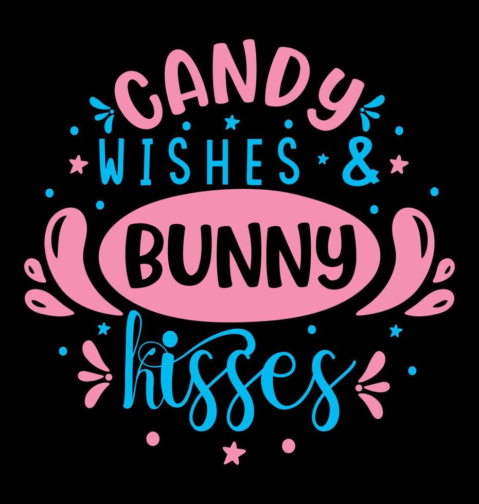 Typography Easter Day T-Shirt Designs Vector