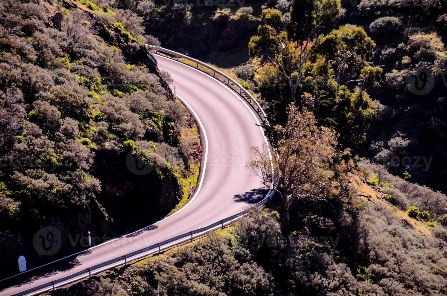 Road in the countryside photo