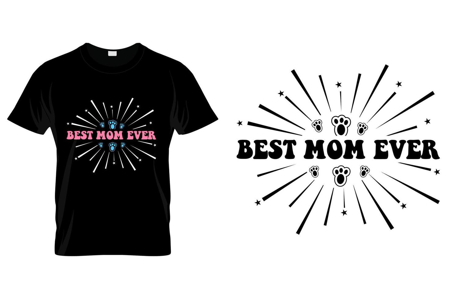 Typography Mom T-Shirt Design Vector Mother Day Quotes