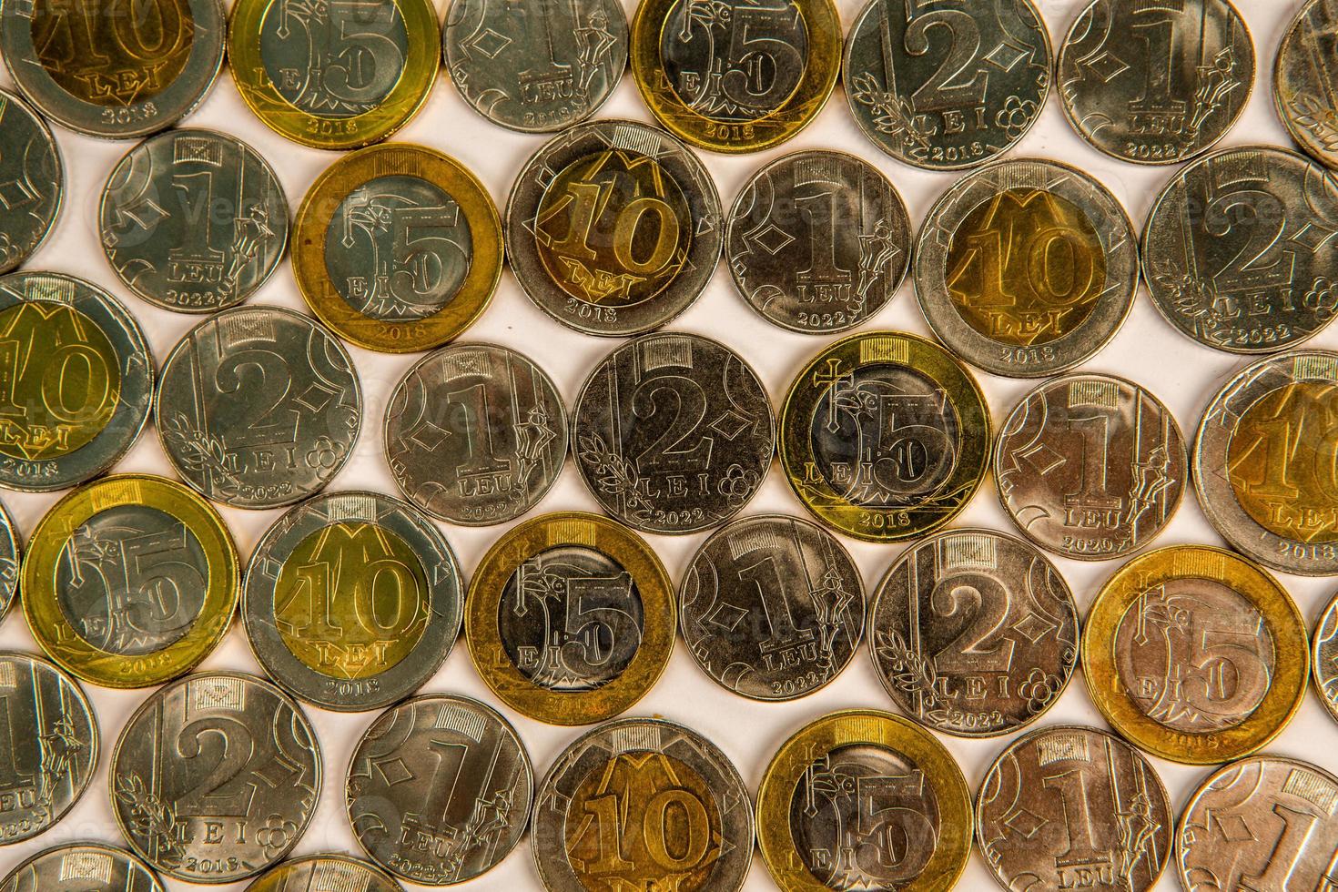The Moldovan leu, the national currency of the Republic of Moldova photo