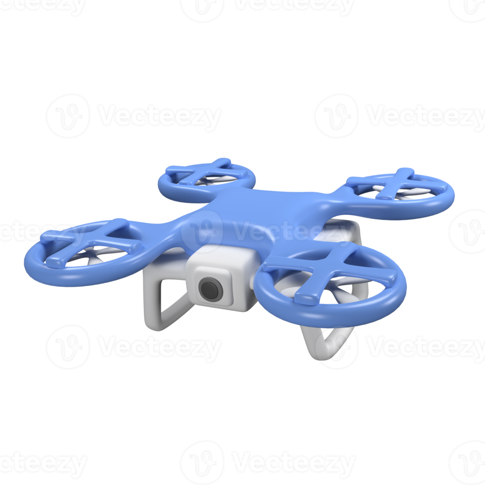 Drone 3D illustration png