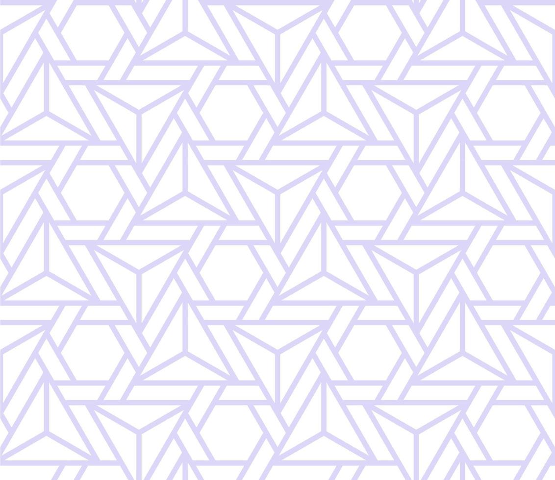 un sin costura modelo con triangulos y líneas vector