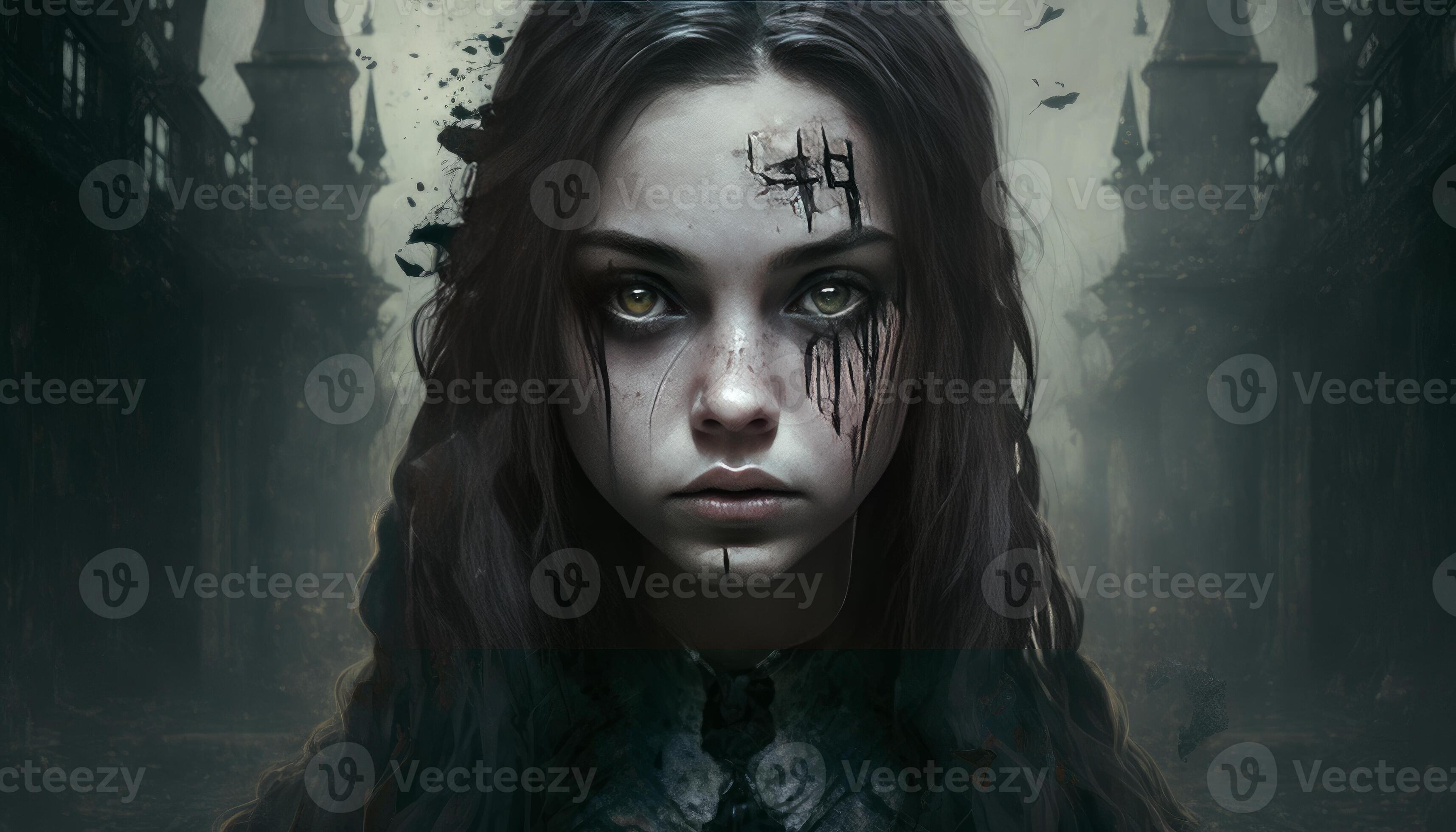 A Girl In Dark Gothic Girl Horror Dark Image 22311438 Stock Photo At a-girl-in-dark-gothic-girl-horror-dark-image-22311438-stock-photo-at