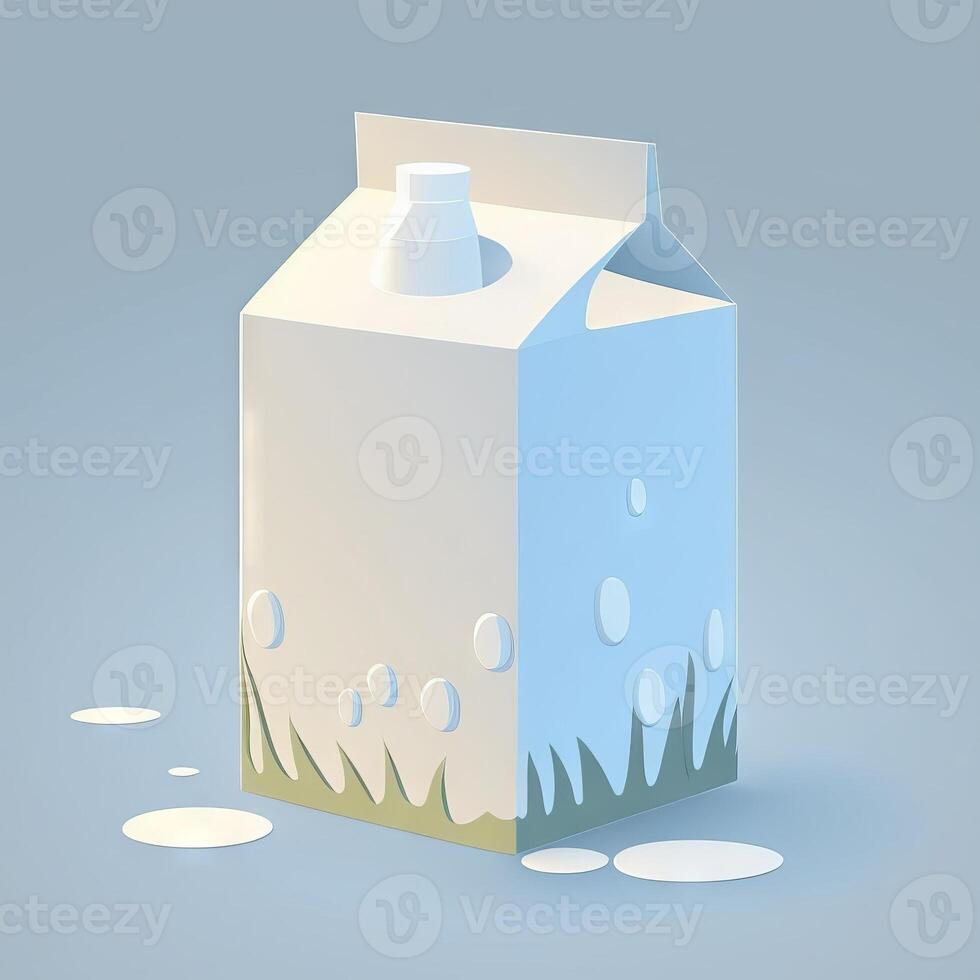 milk pack low poly pack beautiful image photo