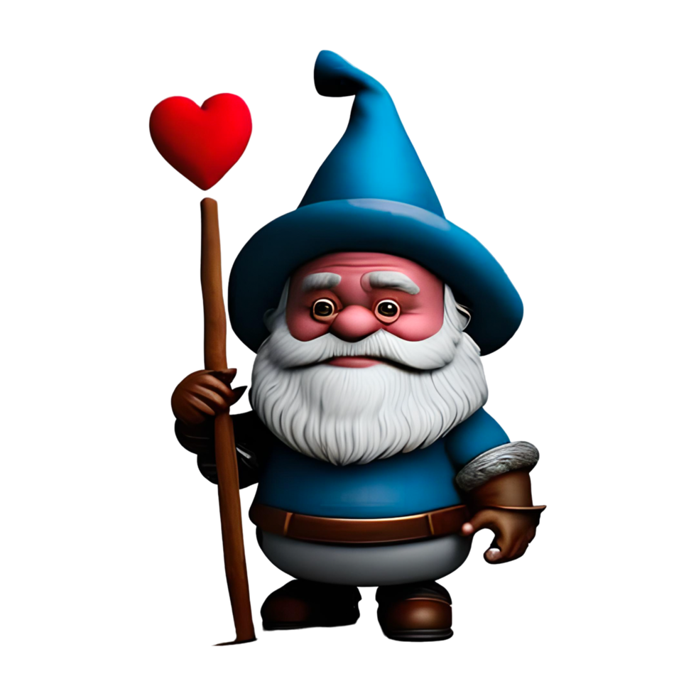 Valentines Day Gnome blue Hat Couple White Transparent png