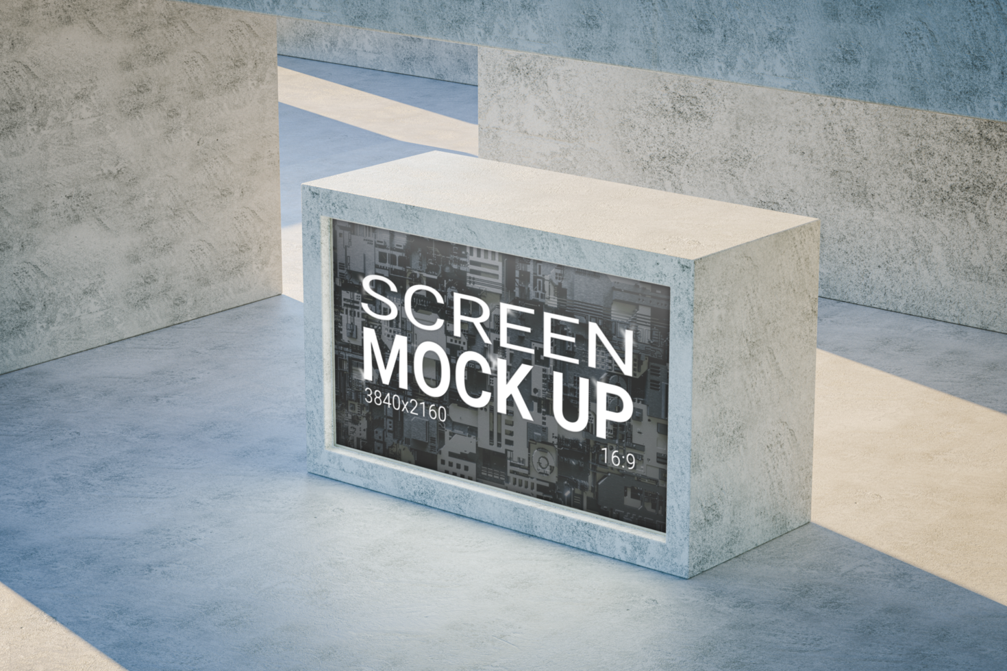 3D Illustration. Blank advertising billboard mockup. Ad and promotion concept. psd