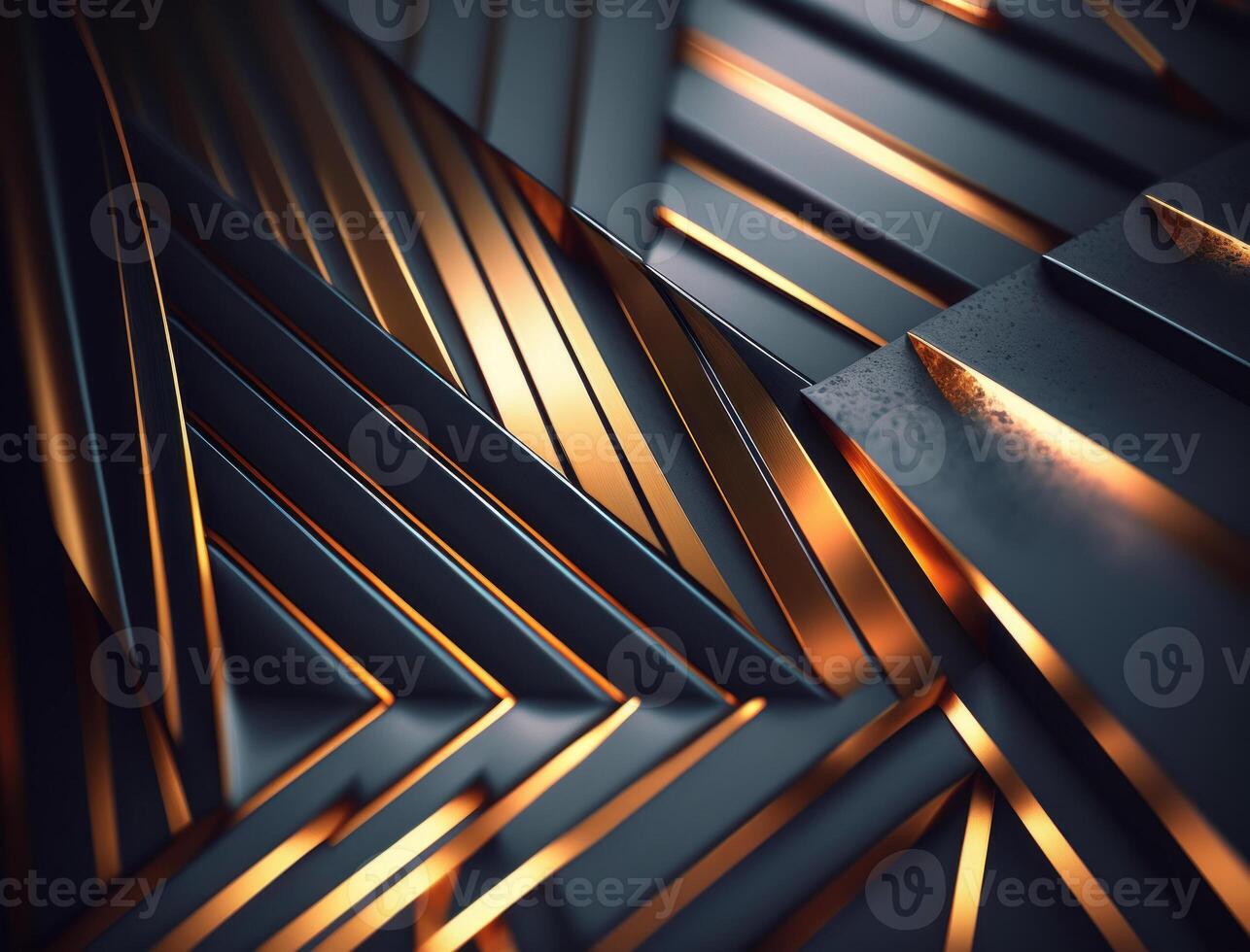 Modern technology abstract texture with diagonal metallic lines created with technology photo