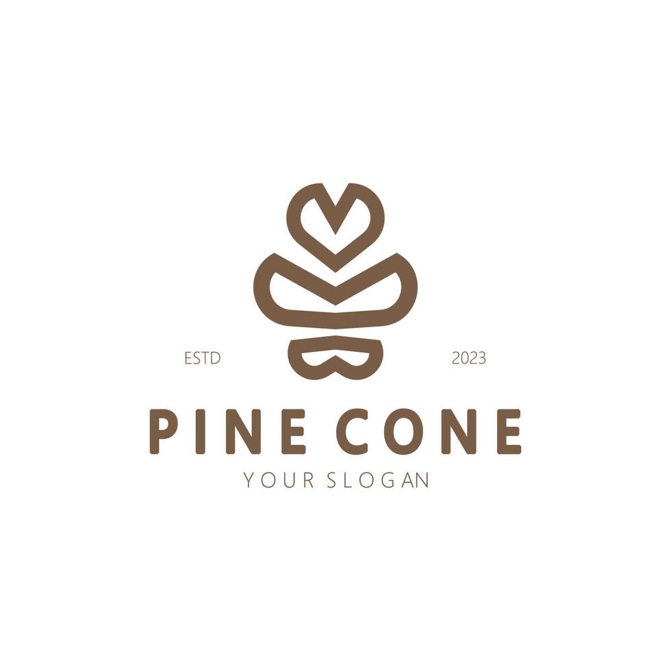 resumen sencillo piña logo diseñado para negocio,insignia,emblema,pino plantación,pino madera industria,yoga,spa,vector vector