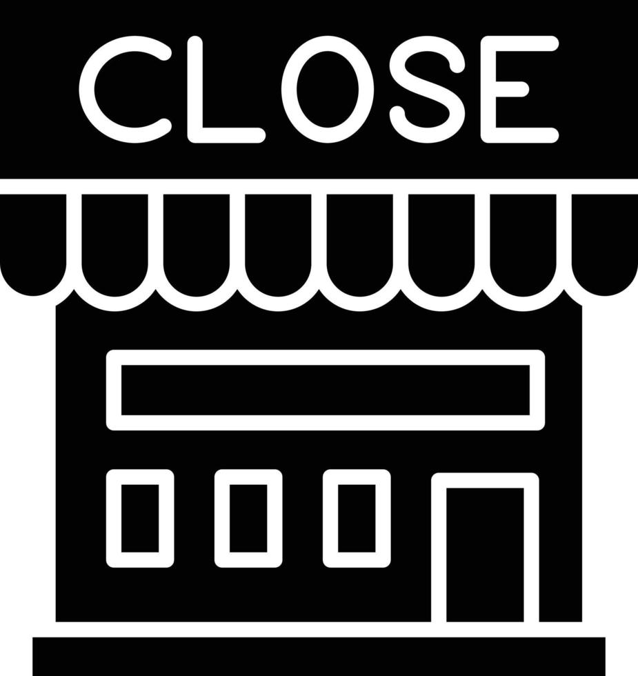 Vector Design Shop Close Icon Style