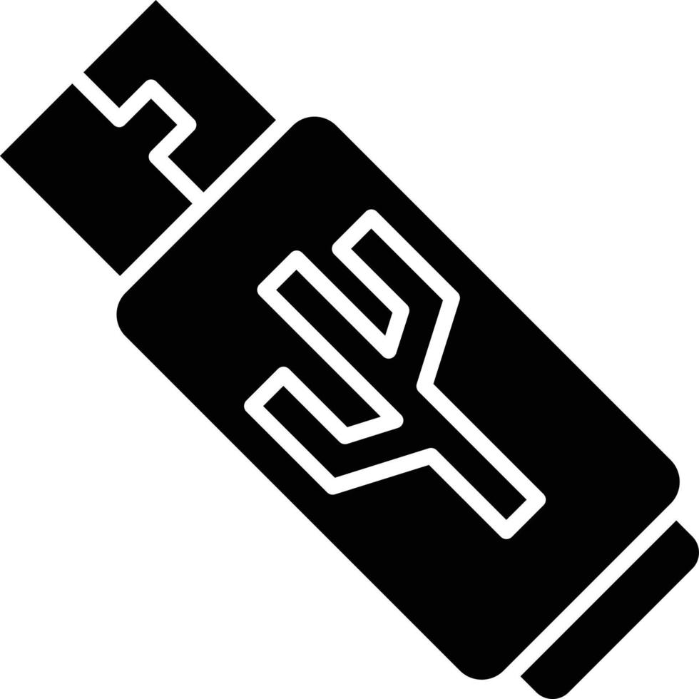 vector diseño USB conducir icono estilo