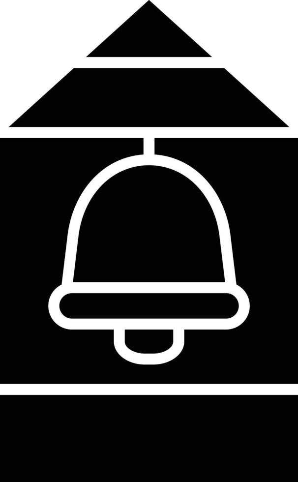 Vector Design Bell Tower Icon Style
