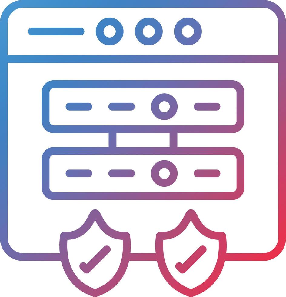Vector Design Data Protection Icon Style