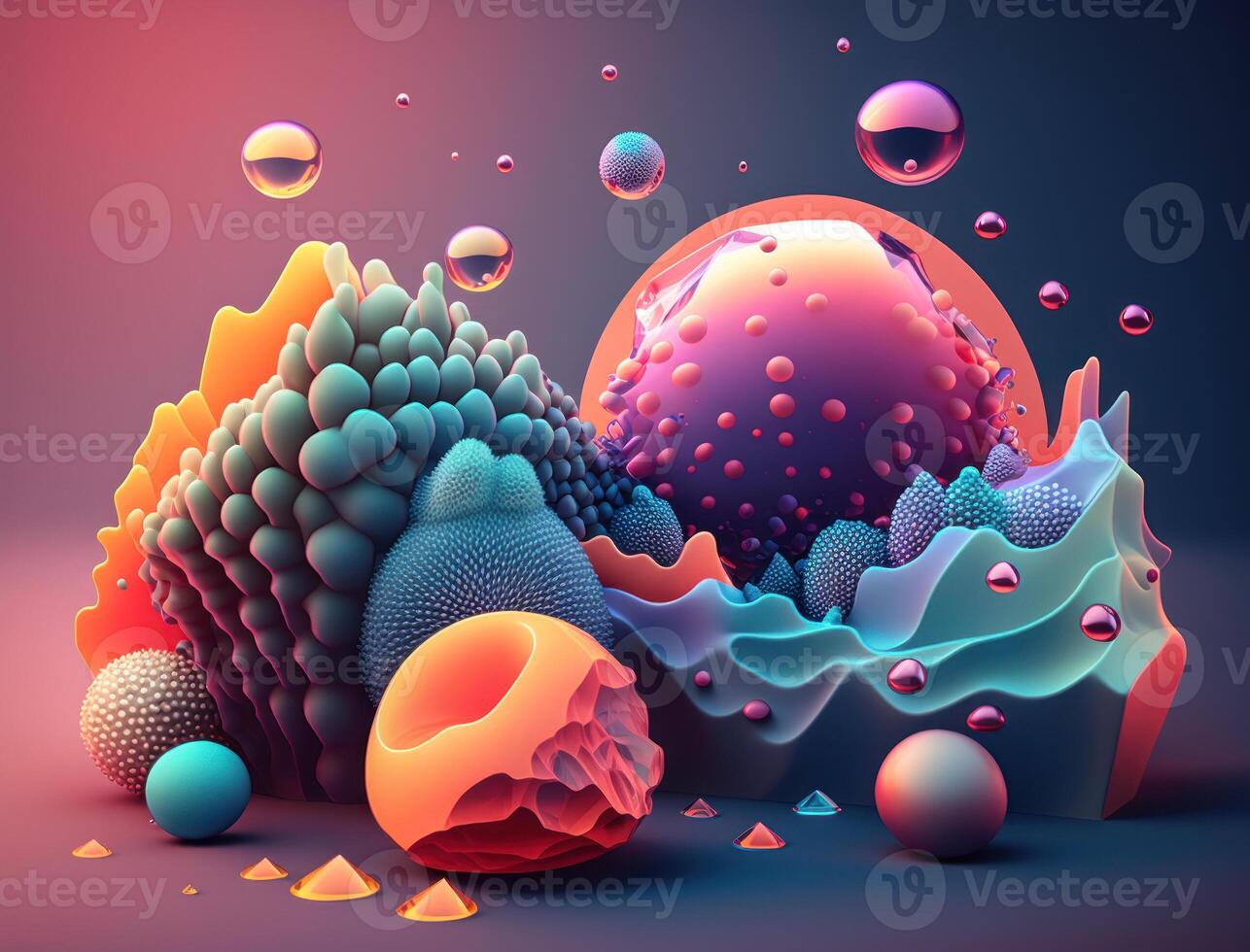 Abstract image featuring a combination of organic and geometric shapes dynamic and energetic background created with technology photo