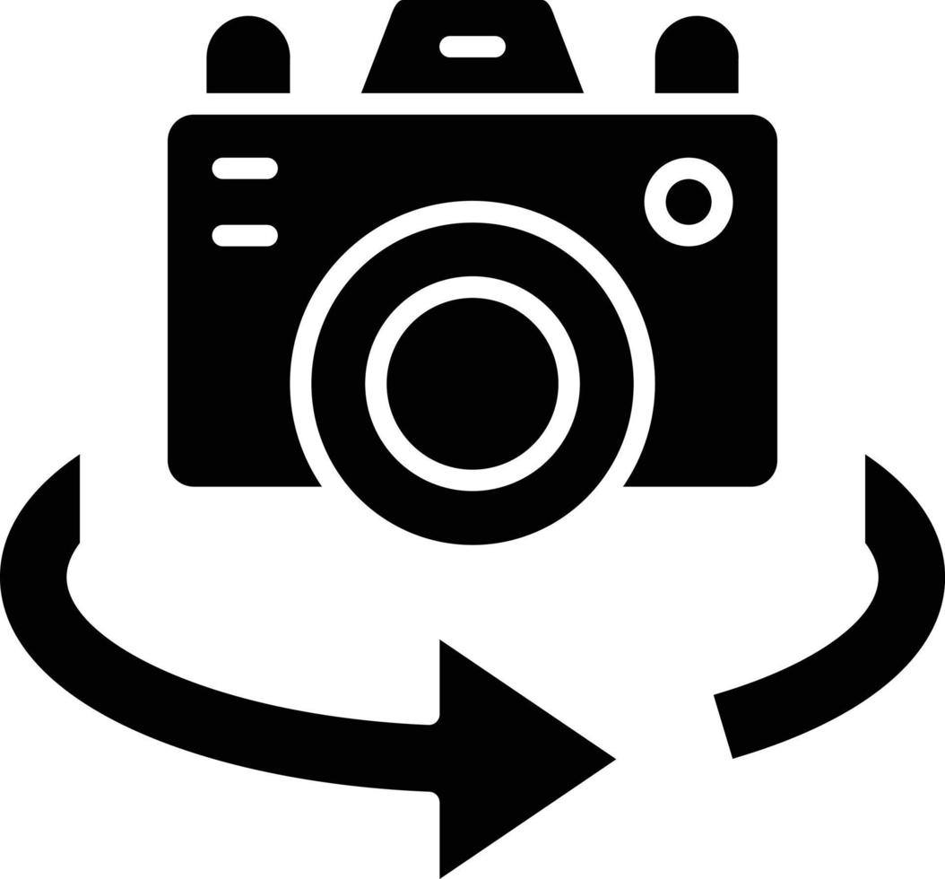 vector diseño vr cámara icono estilo