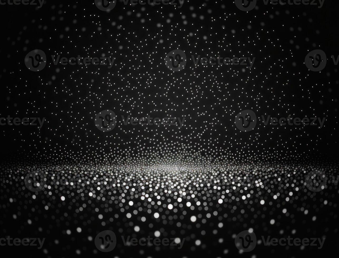 Black and white abstract geometric background with dot shapes pointillism style created with technology photo