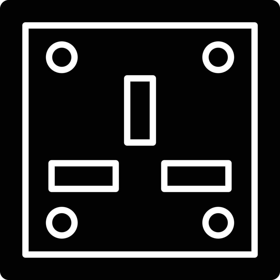 Vector Design Wall Socket Icon Style