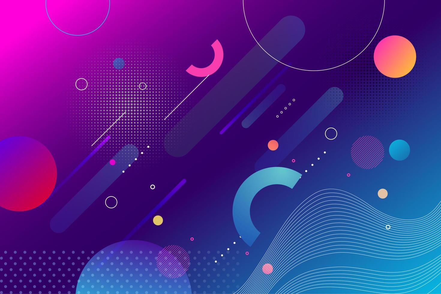 Gradient abstract purple design  background vector
