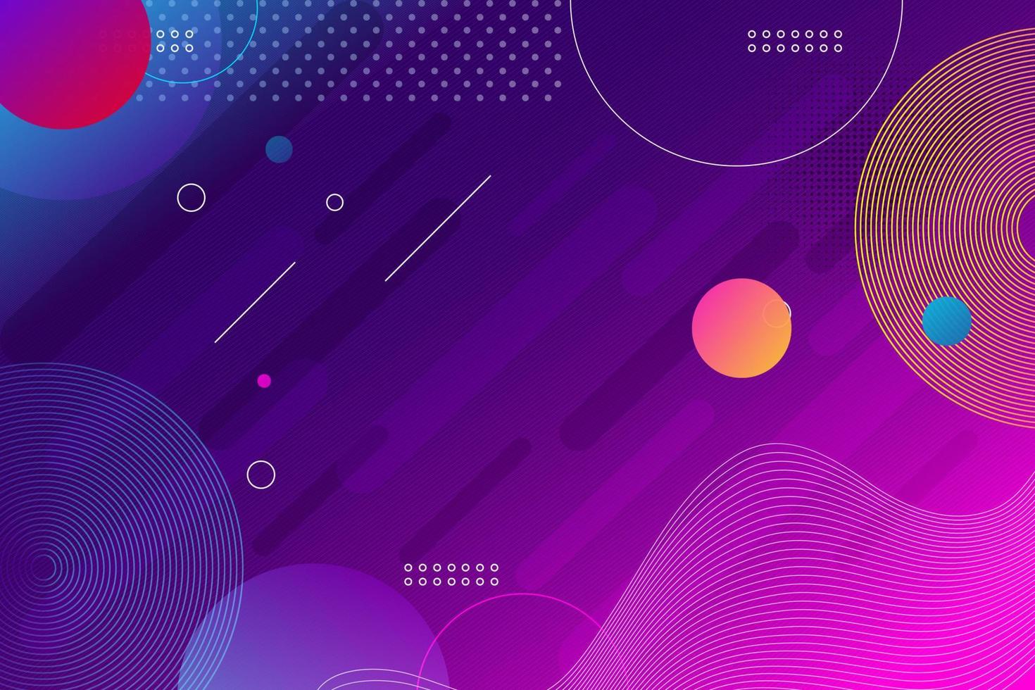 Abstract gradient geometric shape modern background vector