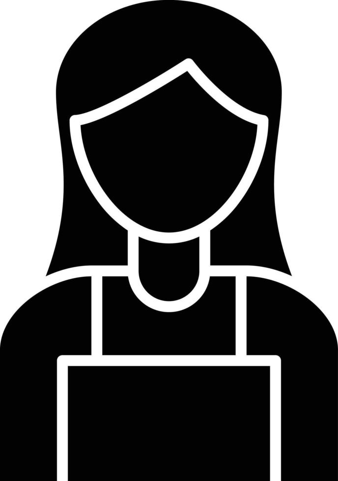 Vector Design Lady Seller Icon Style