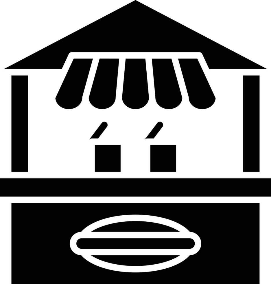 Vector Design Hot Dog Stall Icon Style