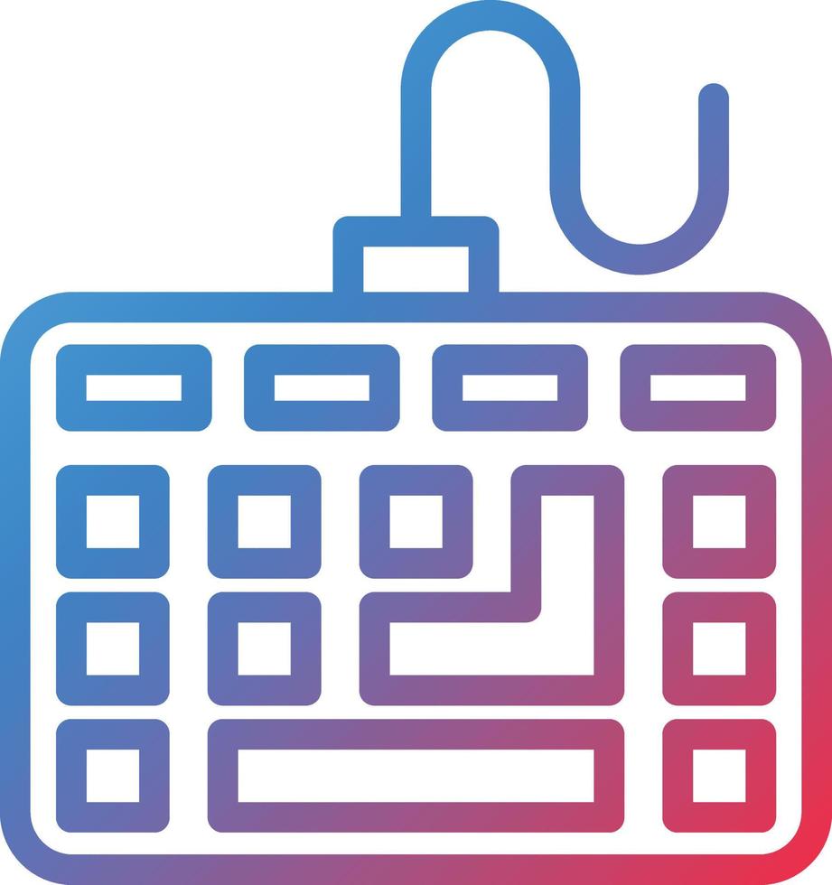 Vector Design Keyboard Icon Style