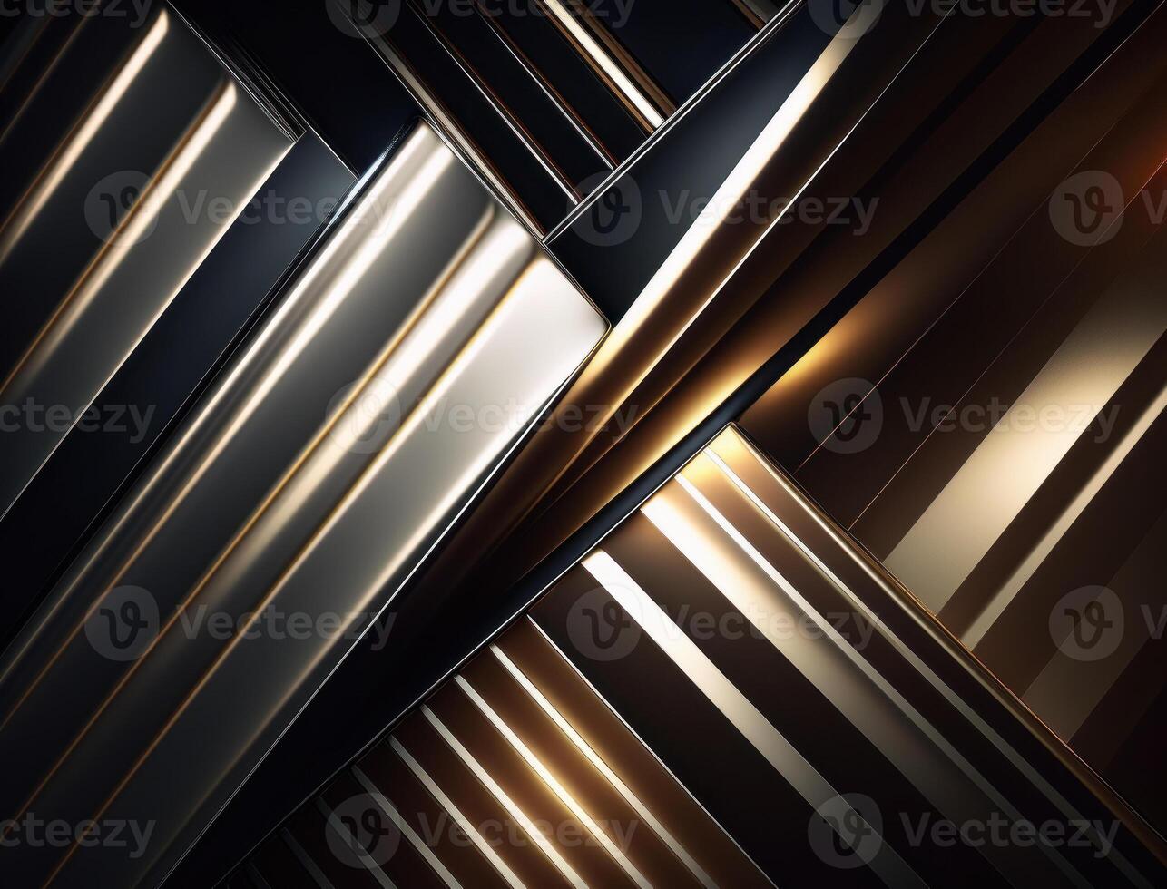 Modern technology abstract texture with diagonal metallic lines created with technology photo
