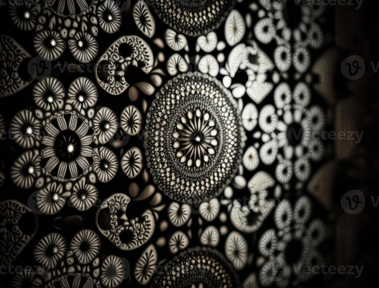 Royal vintage Victorian Gothic background Rococo venzel and whorl created with technology photo