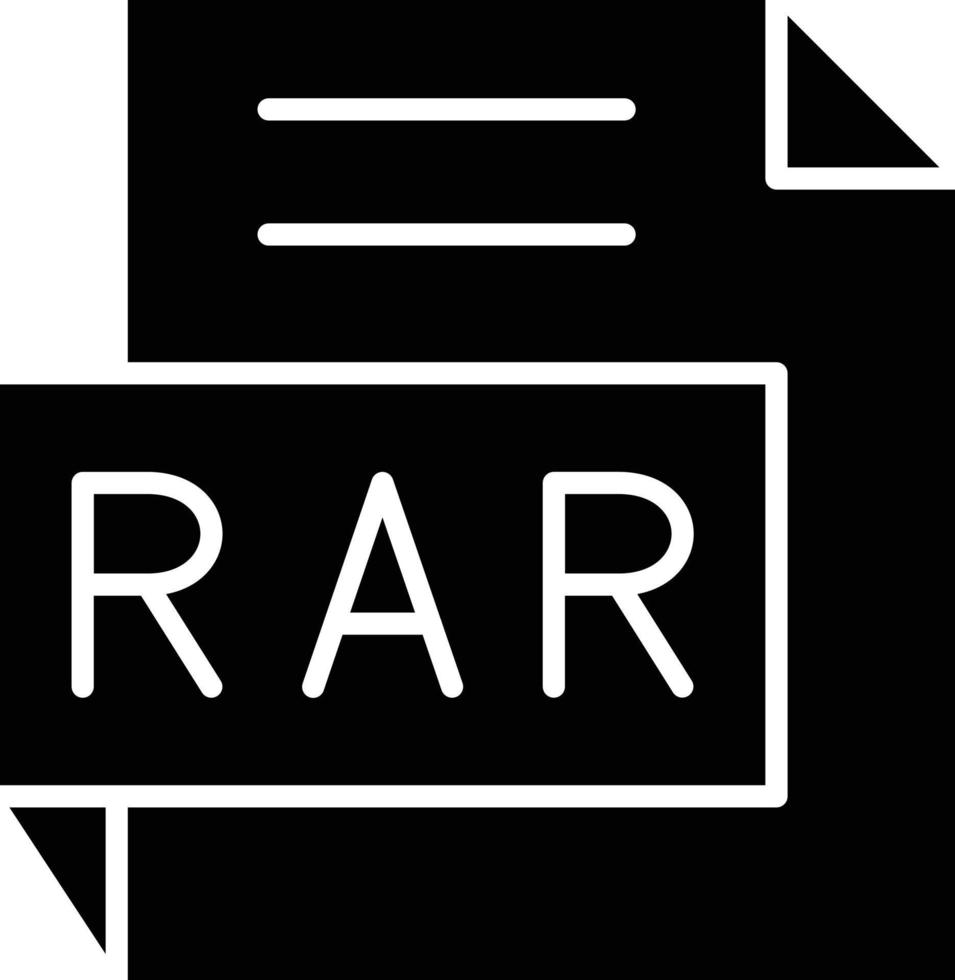 Vector Design RAR Icon Style