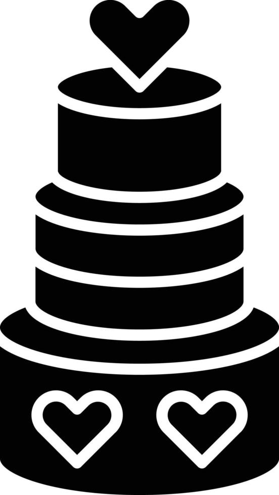 Vector Design Wedding Cupcake Icon Style