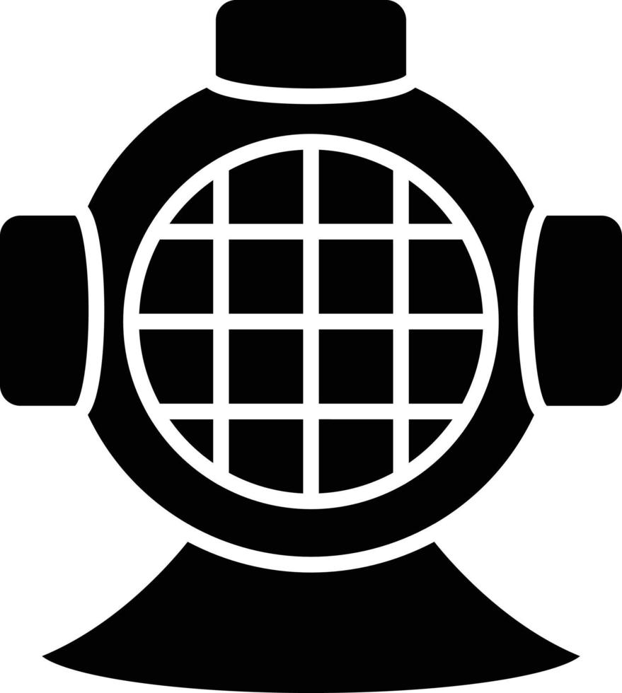 Vector Design Diving Helmet Icon Style