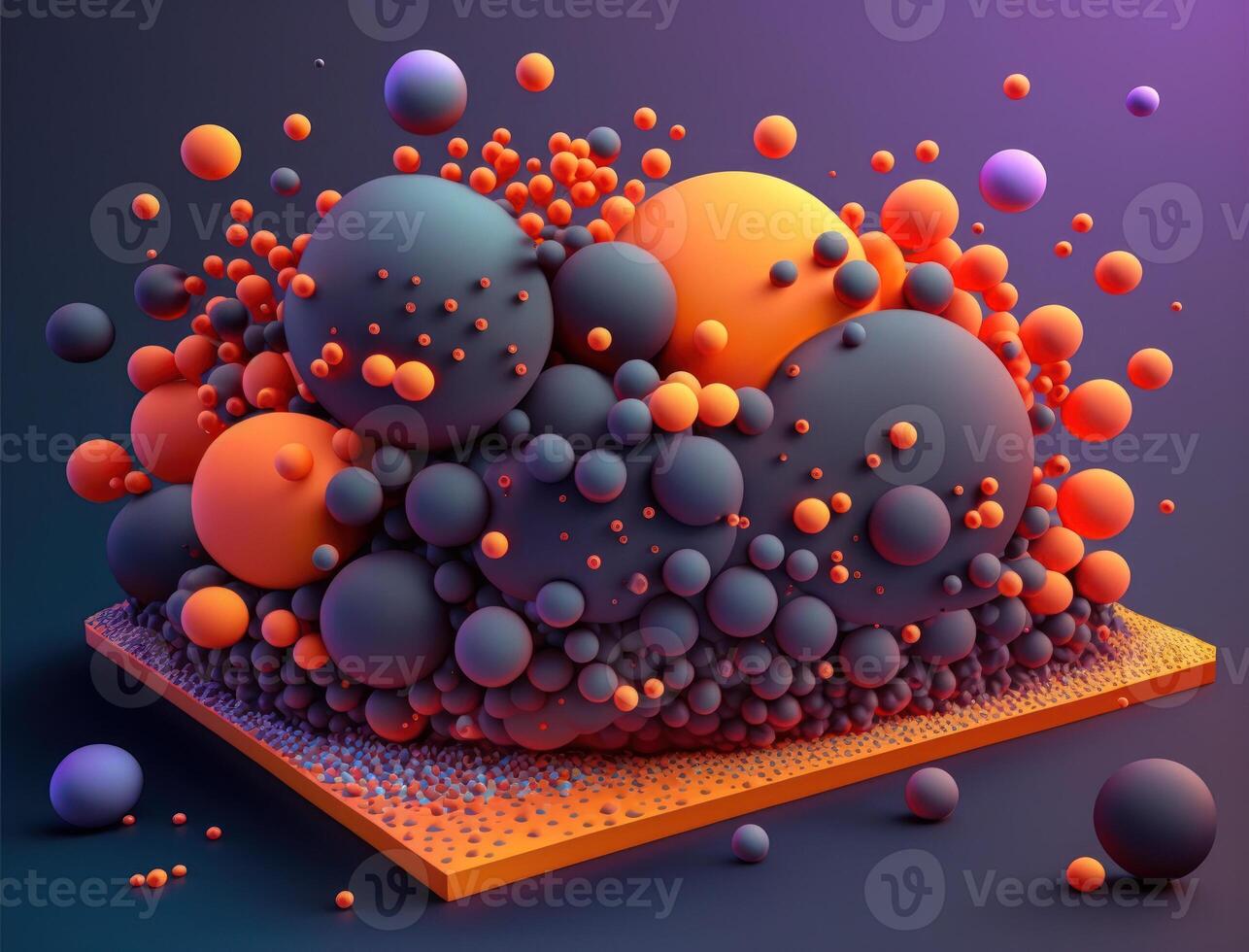 Abstract image featuring a combination of organic and geometric shapes dynamic and energetic background created with technology photo