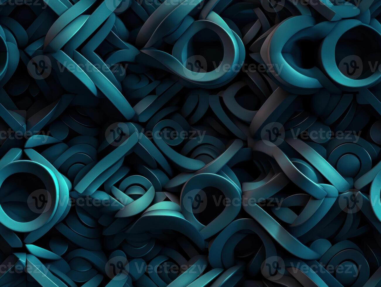 Dark abstract geometric grid pattern Seamless background created with technology photo