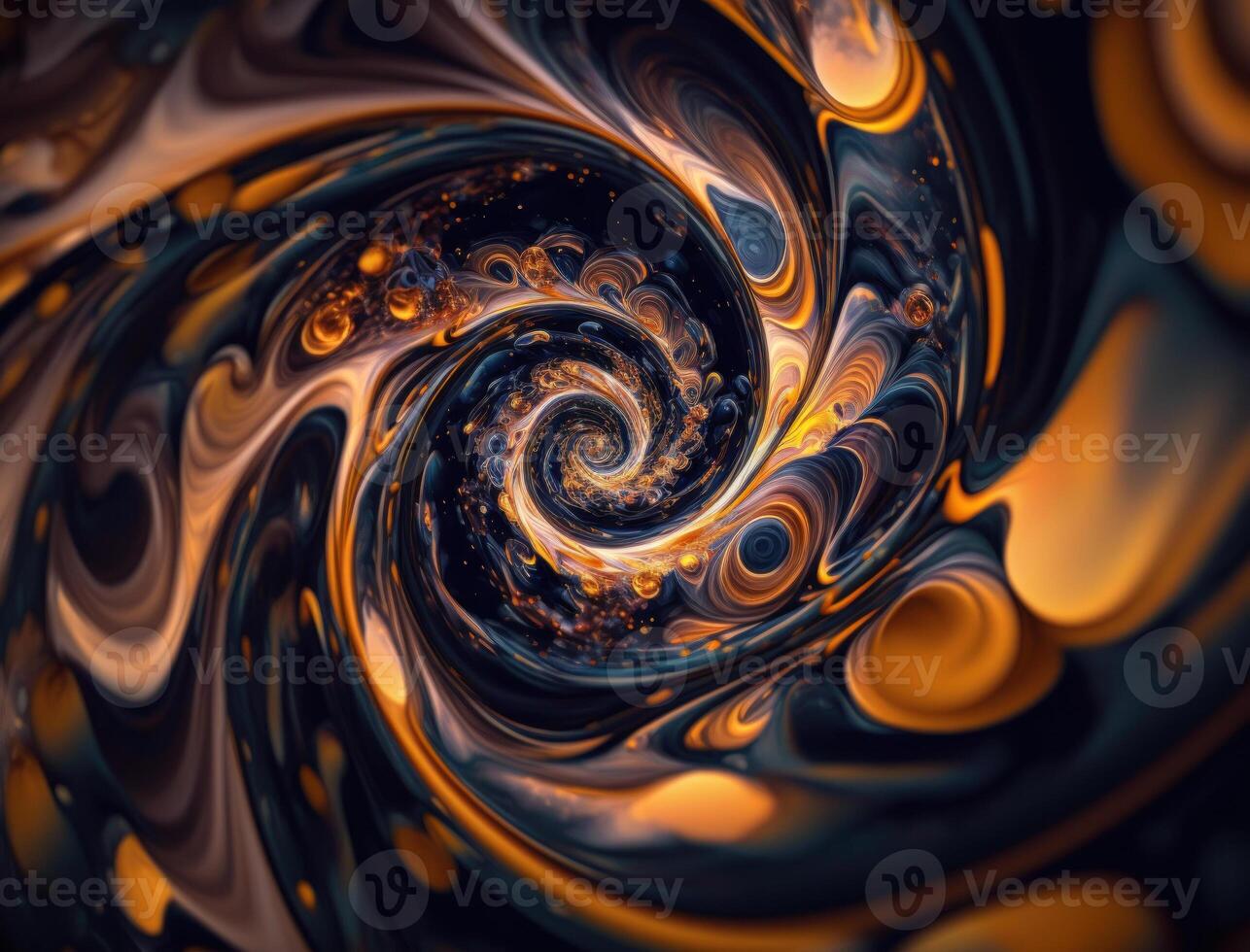 Colorful Swirling radial vortex background created with technology photo