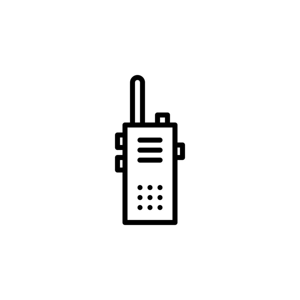 vector illustration of walkie talkie icon. perfect for any purposes