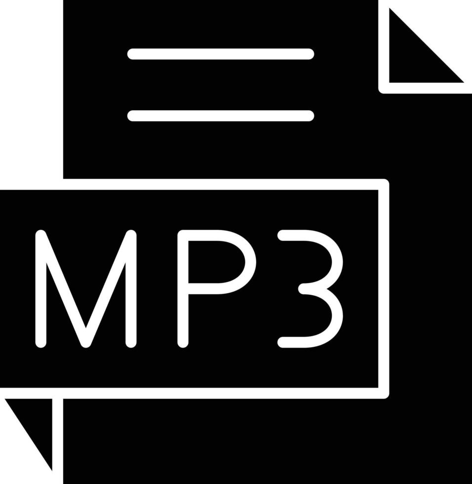 Vector Design MP3 Icon Style