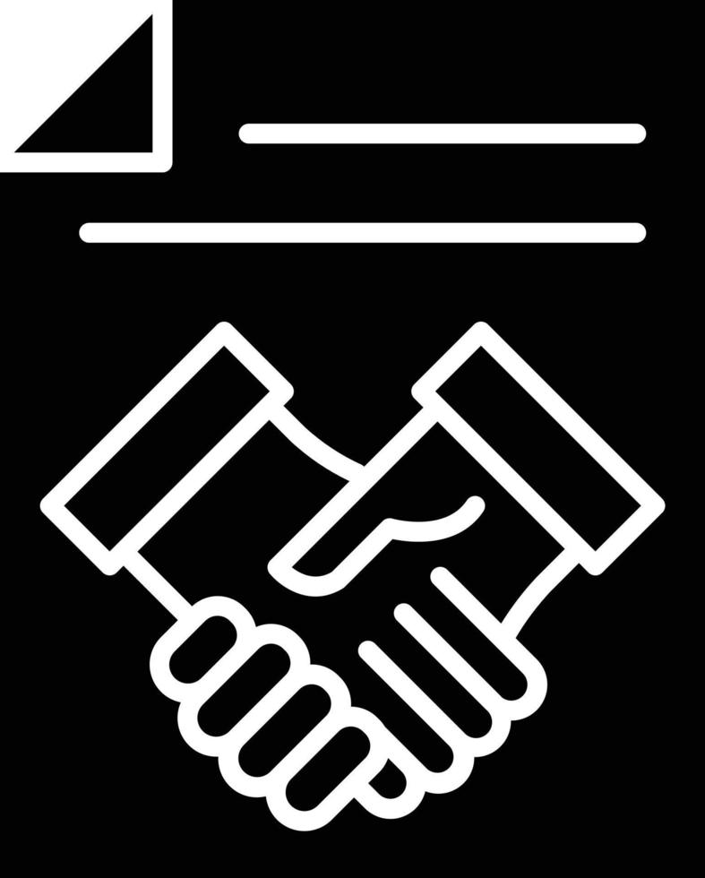 Vector Design Agreement Icon Style