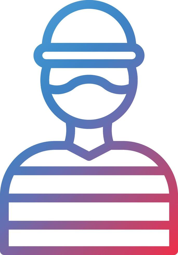 Vector Design Thief Icon Style